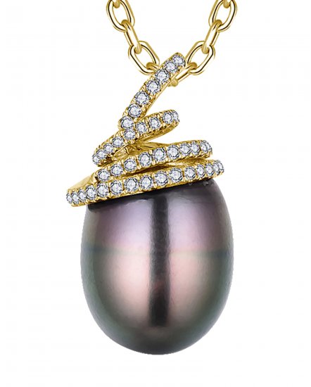 PEARL DIAMOND PENDANT (TP3793)